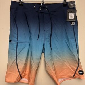 O'Neill‎ men's swim shorts, size 30, blue NWT Stretch (at The Knee)